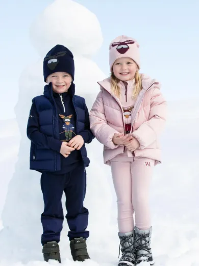 Bilde av WoolLand Høvringen top boy Blue Ink